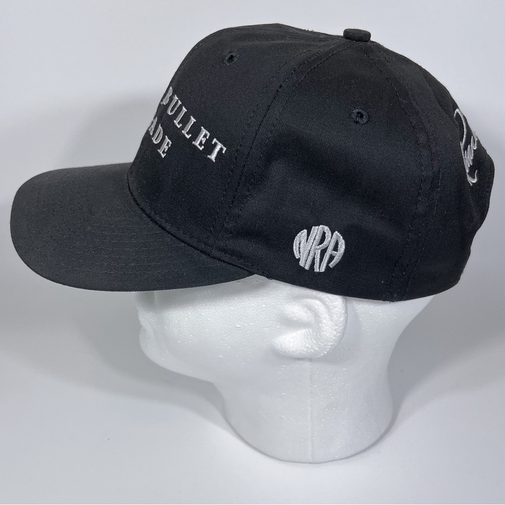 Vintage NRA Silver Bullet Brigade Snapback Hat Cap Black Made In USA - Picture 2 of 7